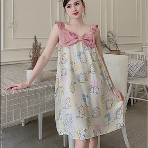 Satin silk sleeping dress